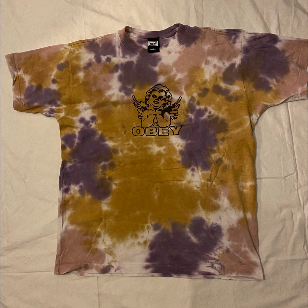Obey Angel Tie Dye T-Shirt